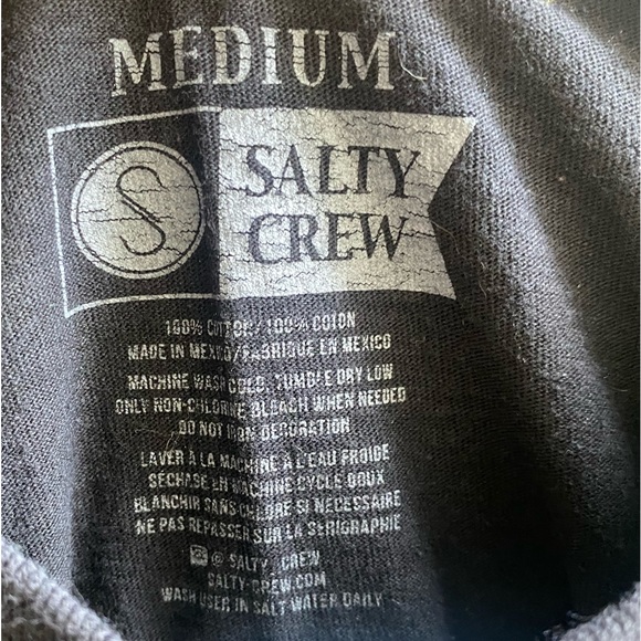 Salty Crew Long sleeve shirt size M - Picture 3 of 3